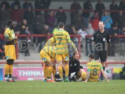 Morecambe v Yeovil Town, Morecambe, UK - 11 March 2017