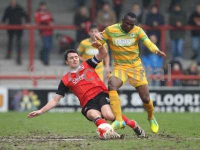 Morecambe v Yeovil Town, Morecambe, UK - 11 March 2017