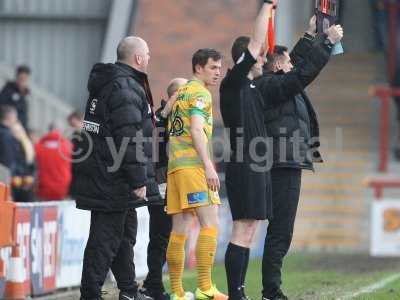 Morecambe v Yeovil Town, Morecambe, UK - 11 March 2017