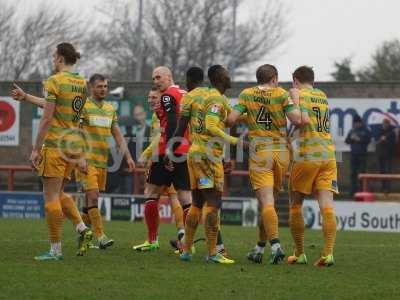 Morecambe v Yeovil Town, Morecambe, UK - 11 March 2017