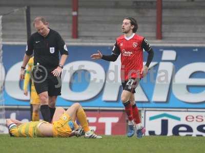 Morecambe v Yeovil Town, Morecambe, UK - 11 March 2017