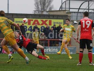 Morecambe v Yeovil Town, Morecambe, UK - 11 March 2017