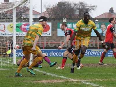 Morecambe v Yeovil Town, Morecambe, UK - 11 March 2017