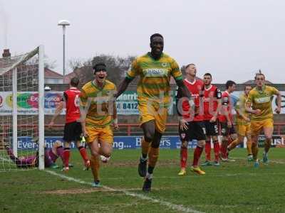 Morecambe v Yeovil Town, Morecambe, UK - 11 March 2017