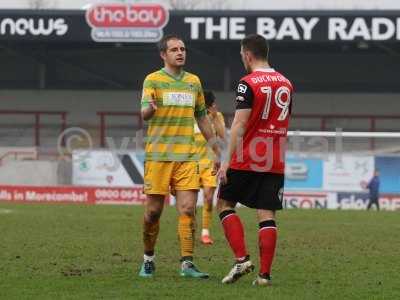 Morecambe v Yeovil Town, Morecambe, UK - 11 March 2017