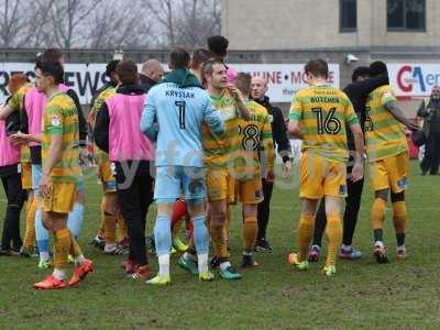 Morecambe v Yeovil Town, Morecambe, UK - 11 March 2017