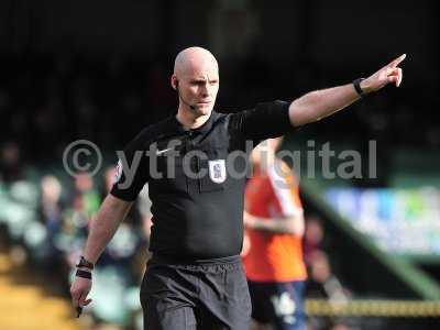 Yeovil Town v Luton Town, Yeovil, UK - 4 Mar 2017