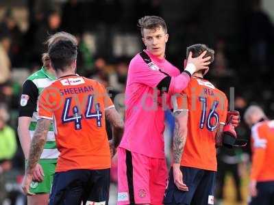 Yeovil Town v Luton Town, Yeovil, UK - 4 Mar 2017