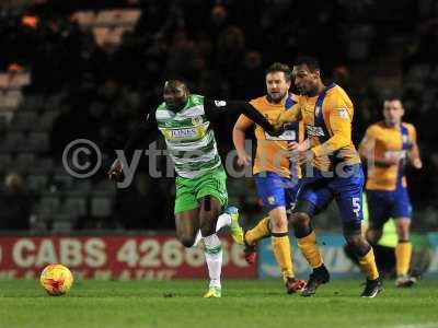 Yeovil Town v Mansfield Town, Yeovil, UK - 28 Feb 2017