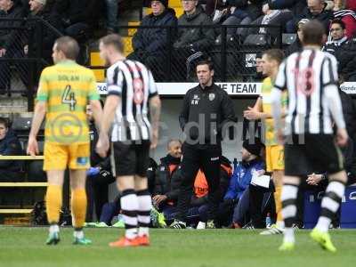 Notts County v Yeovil Town, Nottingham, UK - 25 Feb 2017