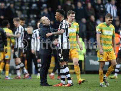 Notts County v Yeovil Town, Nottingham, UK - 25 Feb 2017