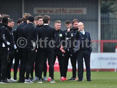 Cheltenham Town v Yeovil Town, Cheltenham, UK - 18 Feb 2017