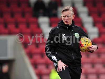 Cheltenham Town v Yeovil Town, Cheltenham, UK - 18 Feb 2017