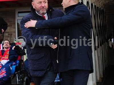 Cheltenham Town v Yeovil Town, Cheltenham, UK - 18 Feb 2017