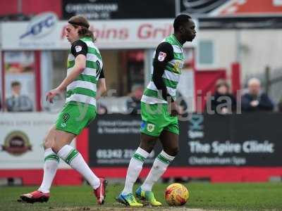 Cheltenham Town v Yeovil Town, Cheltenham, UK - 18 Feb 2017