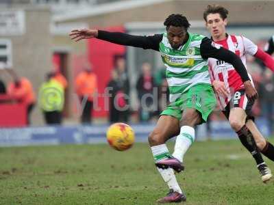 Cheltenham Town v Yeovil Town, Cheltenham, UK - 18 Feb 2017