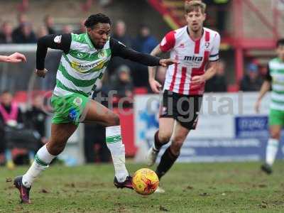 Cheltenham Town v Yeovil Town, Cheltenham, UK - 18 Feb 2017