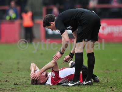 Cheltenham Town v Yeovil Town, Cheltenham, UK - 18 Feb 2017