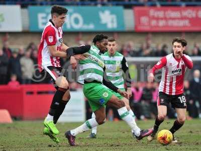 Cheltenham Town v Yeovil Town, Cheltenham, UK - 18 Feb 2017