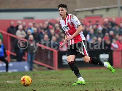 Cheltenham Town v Yeovil Town, Cheltenham, UK - 18 Feb 2017