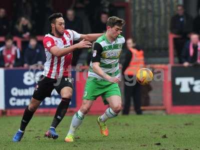 Cheltenham Town v Yeovil Town, Cheltenham, UK - 18 Feb 2017