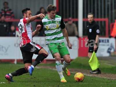 Cheltenham Town v Yeovil Town, Cheltenham, UK - 18 Feb 2017