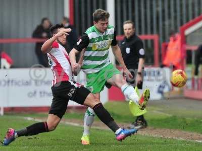 Cheltenham Town v Yeovil Town, Cheltenham, UK - 18 Feb 2017