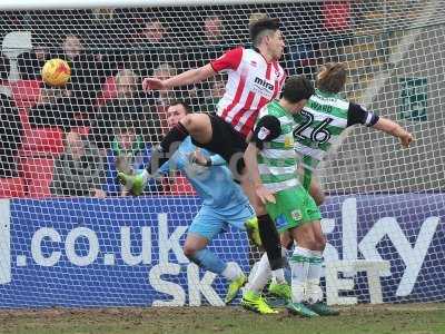 Cheltenham Town v Yeovil Town, Cheltenham, UK - 18 Feb 2017