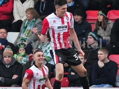 Cheltenham Town v Yeovil Town, Cheltenham, UK - 18 Feb 2017