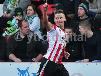 Cheltenham Town v Yeovil Town, Cheltenham, UK - 18 Feb 2017