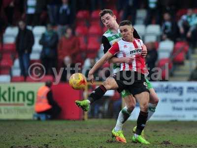 Cheltenham Town v Yeovil Town, Cheltenham, UK - 18 Feb 2017