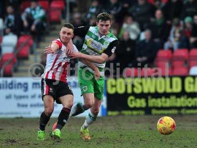 Cheltenham Town v Yeovil Town, Cheltenham, UK - 18 Feb 2017