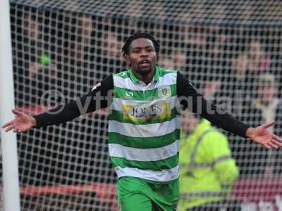 Cheltenham Town v Yeovil Town, Cheltenham, UK - 18 Feb 2017