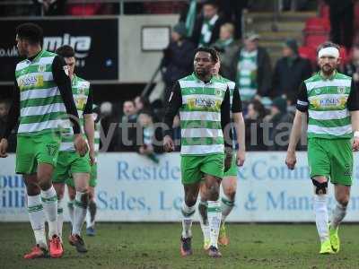 Cheltenham Town v Yeovil Town, Cheltenham, UK - 18 Feb 2017