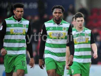 Cheltenham Town v Yeovil Town, Cheltenham, UK - 18 Feb 2017