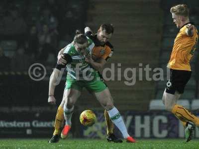 Yeovil Town v Cambridge United, Yeovil UK - 14 Feb 2017