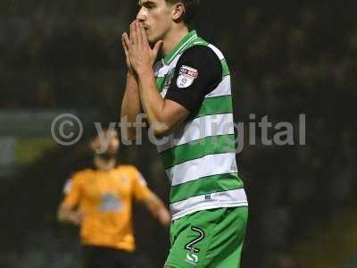 Yeovil Town v Cambridge United, Yeovil UK - 14 Feb 2017