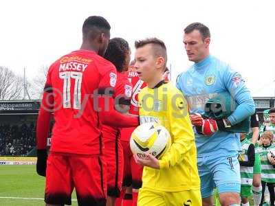 Yeovil Town v Leyton Orient, Yeovil UK - 11 Feb 2017