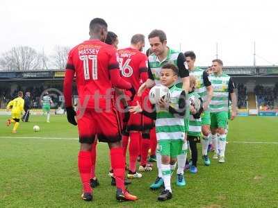 Yeovil Town v Leyton Orient, Yeovil UK - 11 Feb 2017