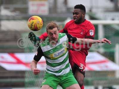 Yeovil Town v Leyton Orient, Yeovil UK - 11 Feb 2017