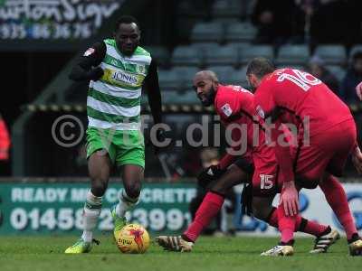 Yeovil Town v Leyton Orient, Yeovil UK - 11 Feb 2017