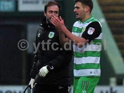 Yeovil Town v Leyton Orient, Yeovil UK - 11 Feb 2017