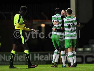 Yeovil Town v Reading U21 100117