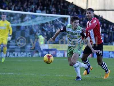 Yeovil Town v Exeter City 261216