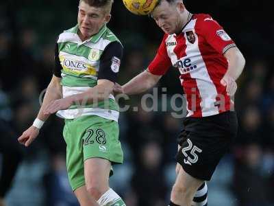 Yeovil Town v Exeter City 261216