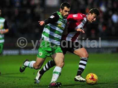 Yeovil Town v Exeter City 261216