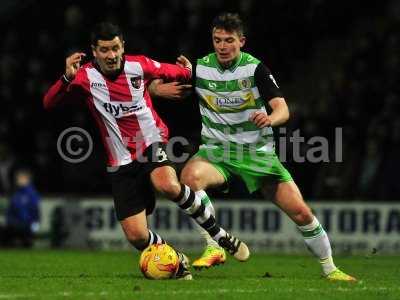 Yeovil Town v Exeter City 261216