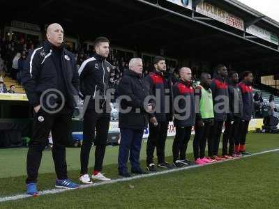 Yeovil Town v Crawley Town 031216