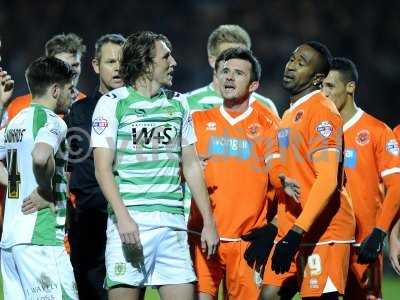 Yeovil Town v Blackpool 031213