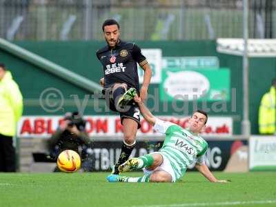 Yeovil Town v Wigan Athletic 101113